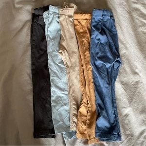 H&M 5-Pack Jersey Joggers 4T